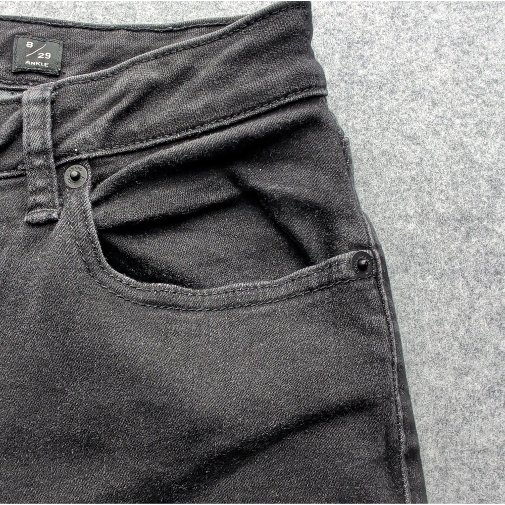 Lucky Brand Women Size 8/29 Black Lolita Boot Denim Jean Casual Stretch - Picture 5 of 16